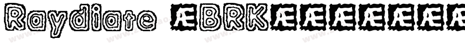 Raydiate (BRK)字体转换